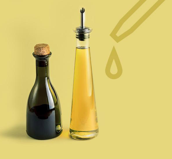 Tabella di dosaggio di olio e aceto